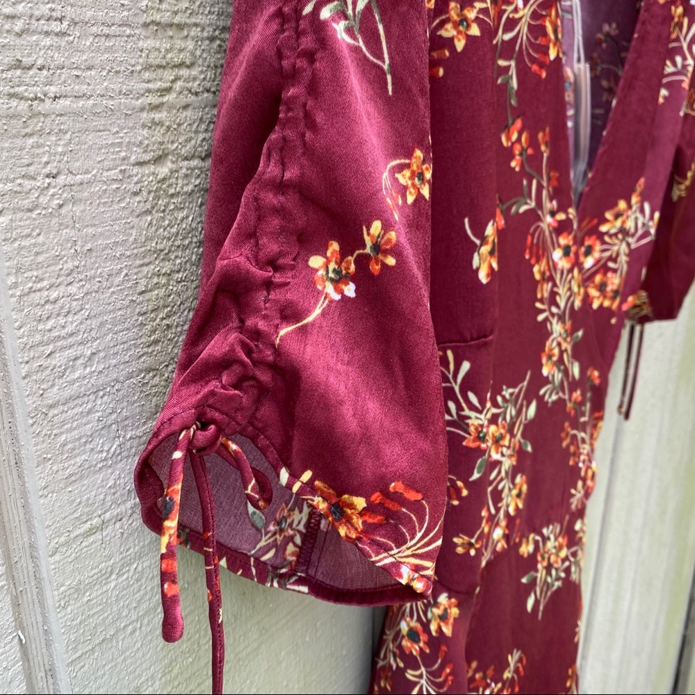 SOLD Lovestitch floral wrap dress women’s - Picture 8 of 9
